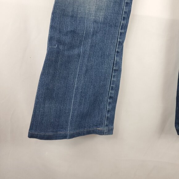 7 Jeans 7 For All Mankind Womens Blue Wash A Pocket Boot Cut Jeans Sz 27 - Picture 4 of 16